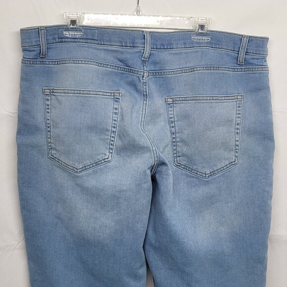 32 Degrees Cool Sweatpants Jeans Mens 40 X 32 Stretch Straight Leg Blue - Picture 9 of 16
